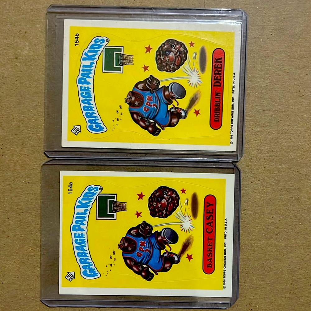 80’s Topps Garbage Pail kids cards.